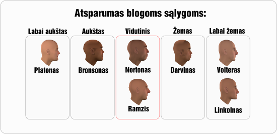 nortonas atsparumas blogoms salygoms